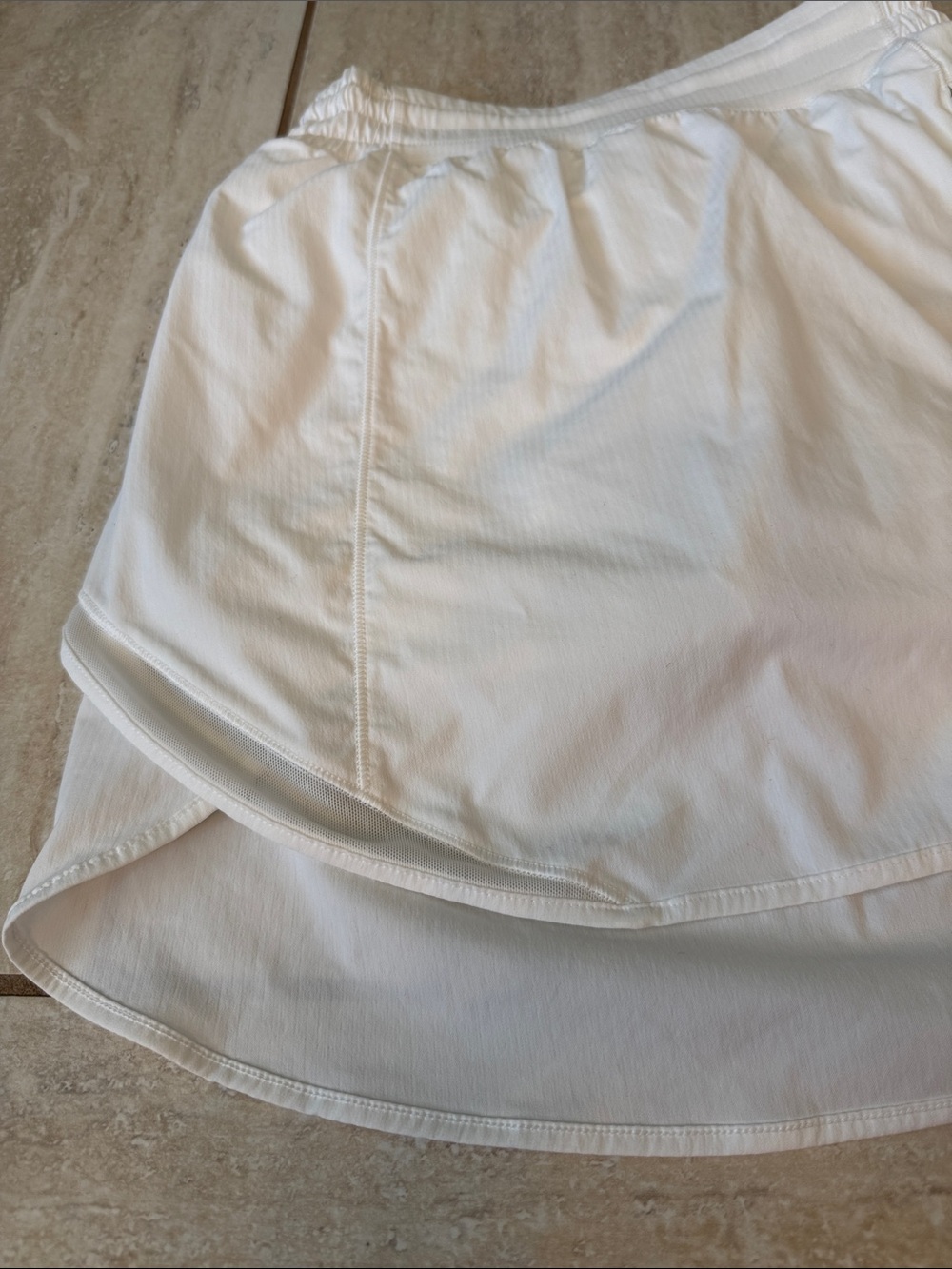 Lululemon Hotty Hot High-Rise Skirt Long White Women's 4 Tennis Running - Picture 5 of 14